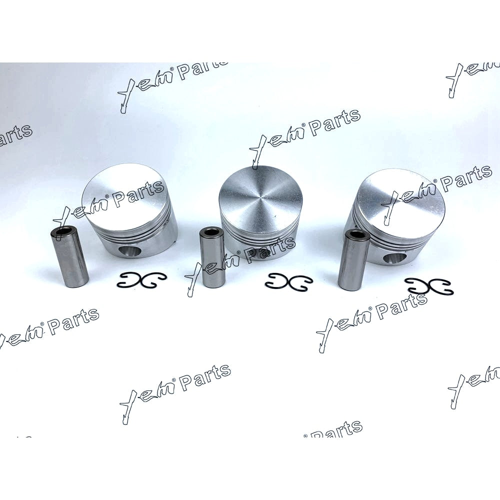 YEM Engine Parts Pistons Set STD 75mm For Kubota D950 x3 PCS (15732-21112) Engine Parts For Kubota