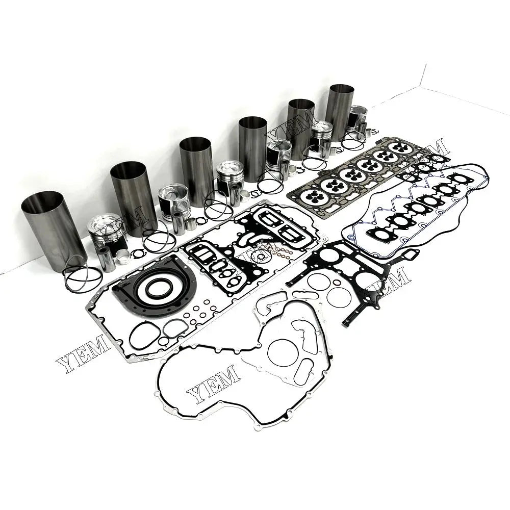 competitive price Cylinder Liner Set With Engine Gasket Kit For Caterpillar C7.1-CR excavator engine part YEMPARTS