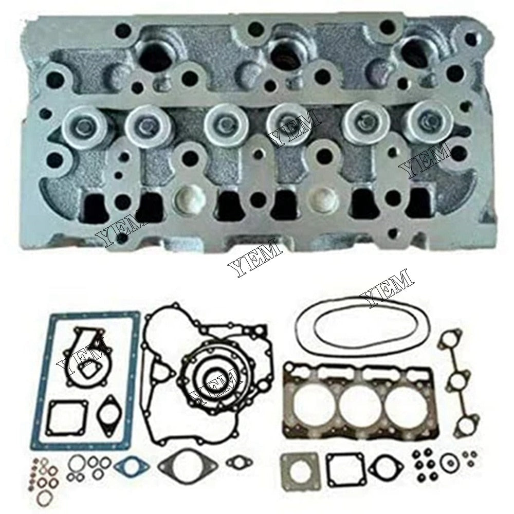 YEM Engine Parts D782 D782-EBH Cylinder Head ASSY + Gasket Kit For Kubota ZD321 Bobcat 320 322 For Kubota