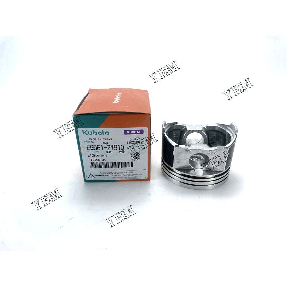 YEM DF972 Piston With Pin EG561-21910 Kubota excavator diesel engine YEMPARTS