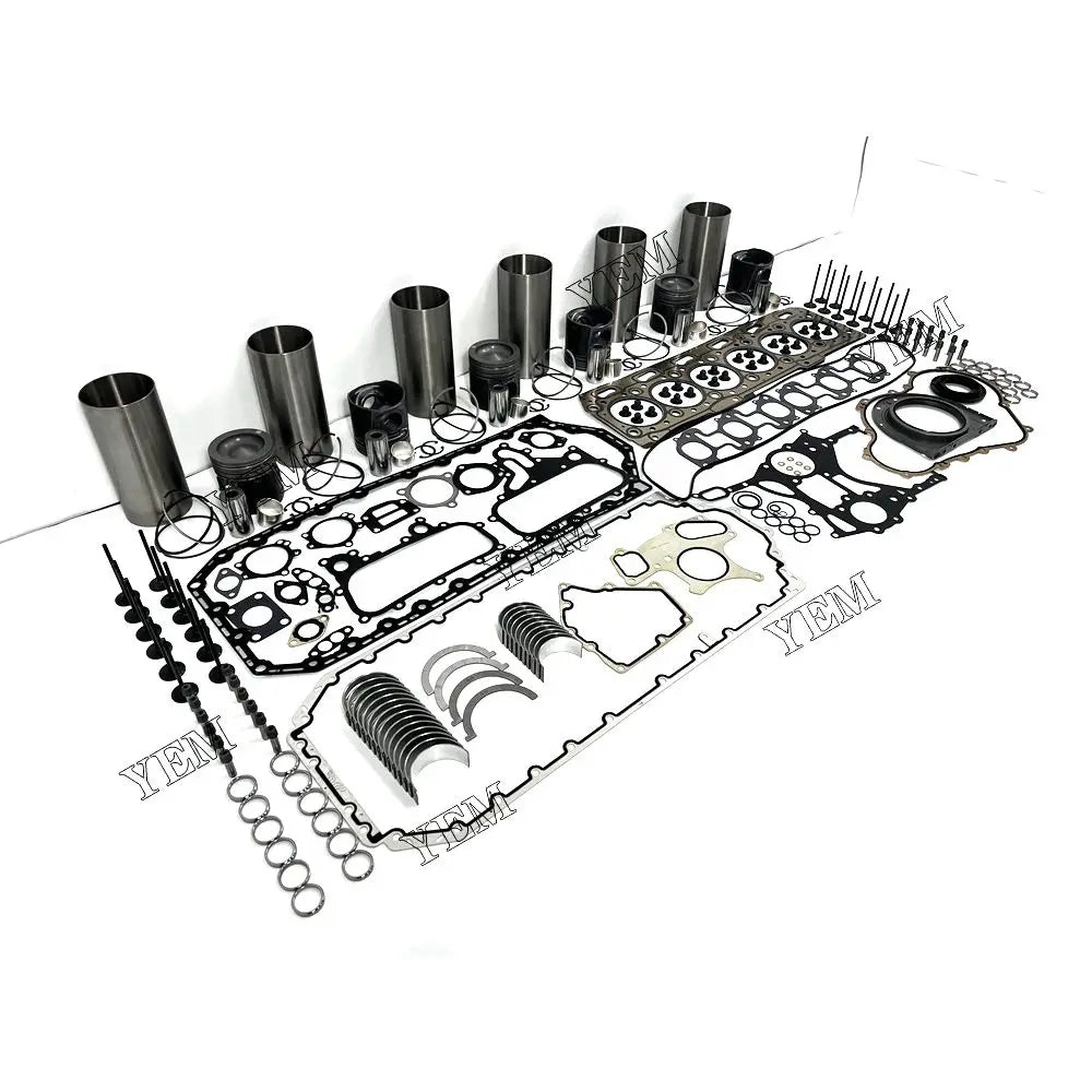 competitive price Engine Overhaul Rebuild Kit Liner Piston With Gasket Bearing Valve Set For Caterpillar C6.6-CR excavator engine part YEMPARTS