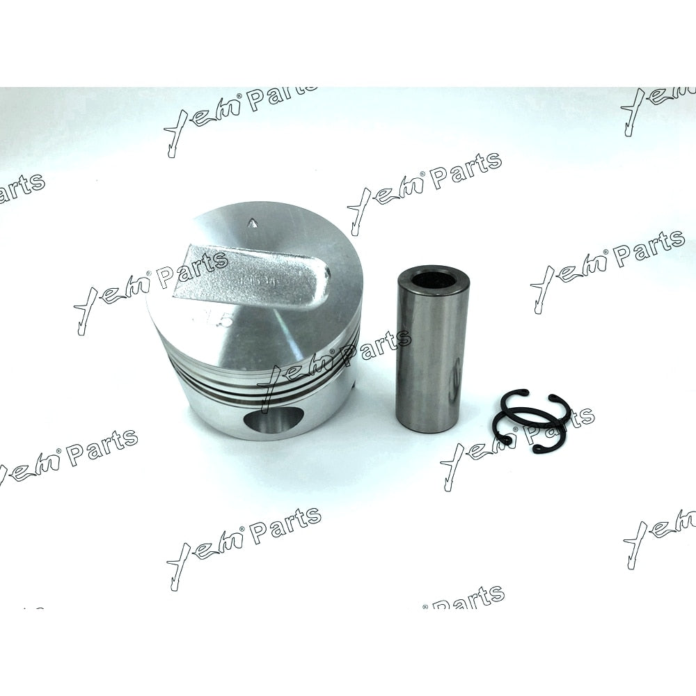 YEM Engine Parts 78mm STD Piston Set with Pin For Mitsubishi S3L S3L2 S4L S4L2 For Mitsubishi