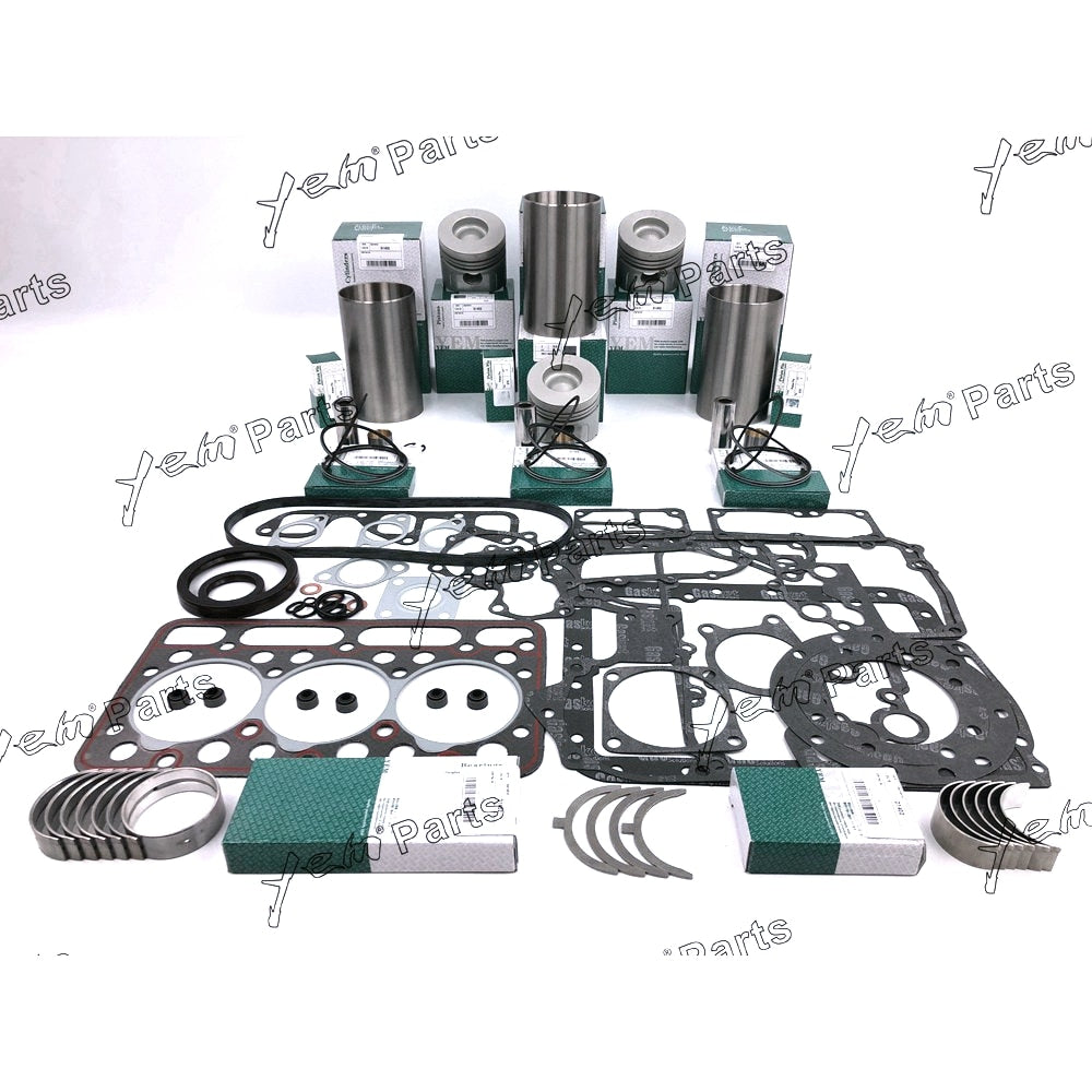 YEM Engine Parts For Kubota D1402 IDI Engine Rebuild Kit For Bobcat Loader For Kubota KH91 Excavator For Kubota