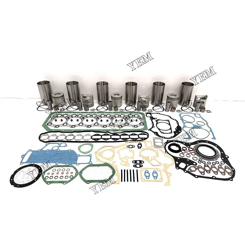 1 year warranty For Isuzu Repair Kit With Piston Rings Liner Gaskets 6D34 engine Parts YEMPARTS