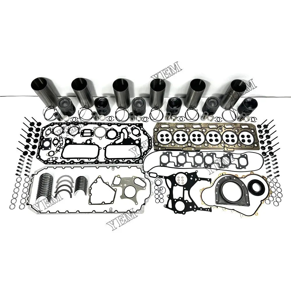 competitive price Engine Overhaul Rebuild Kit Liner Piston With Gasket Bearing Valve Set For Caterpillar C6.6-CR excavator engine part YEMPARTS