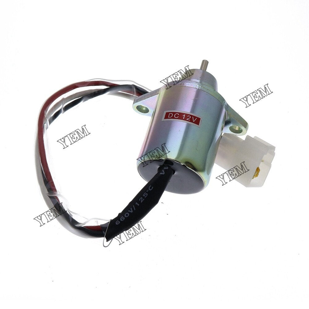 YEM Engine Parts 1503ES-12S5UC5S Fuel Shutoff Stop Solenoid For JOHN DEERE M806808 M810324 For John Deere