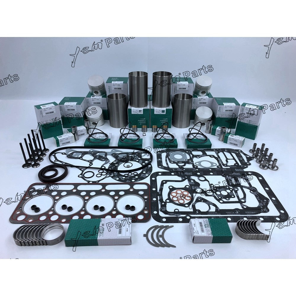 YEM Engine Parts Rebuild Kit For Kubota V1702 DI Indirect-injection Engine L2850DT L2850DTGST For Kubota