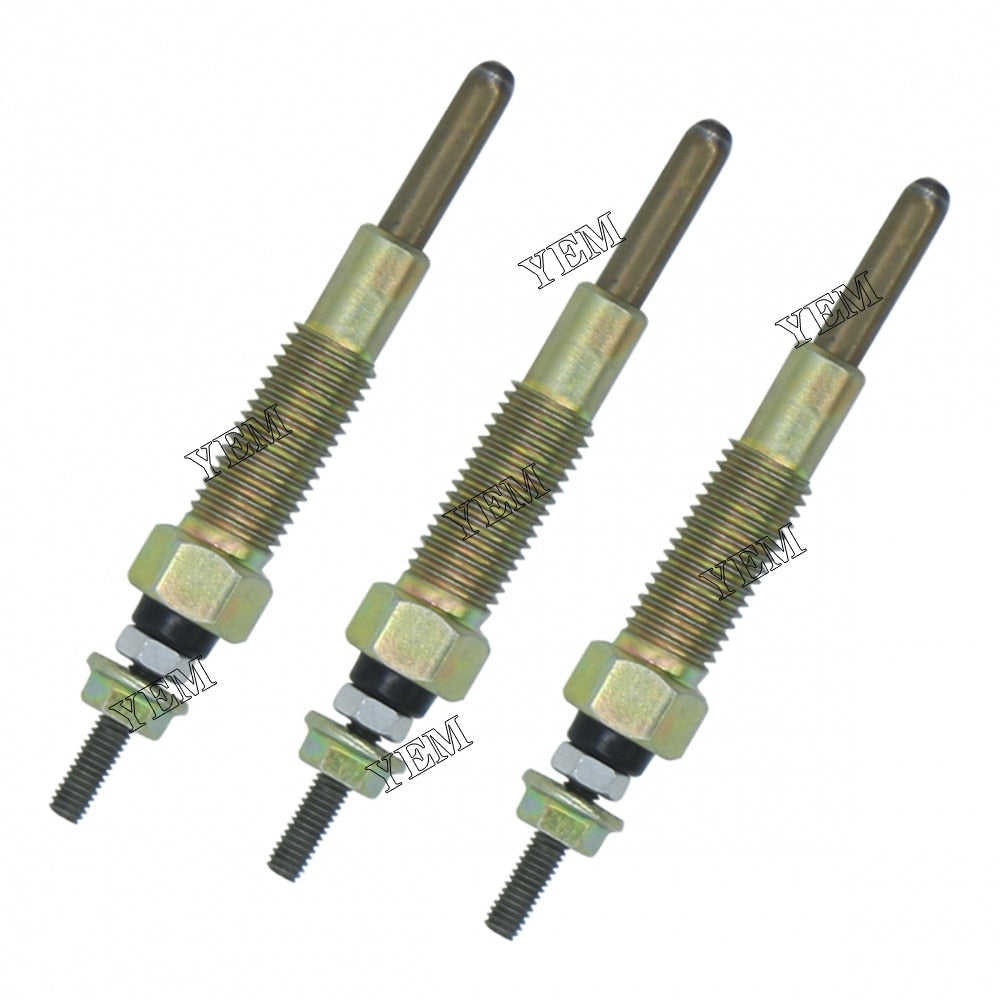 YEM Engine Parts 4 PCS Glow Plug 32A66-03100 For Mitsubishi S4Q2 S4S Forklift 12V F18B FD28 FD35A For Mitsubishi