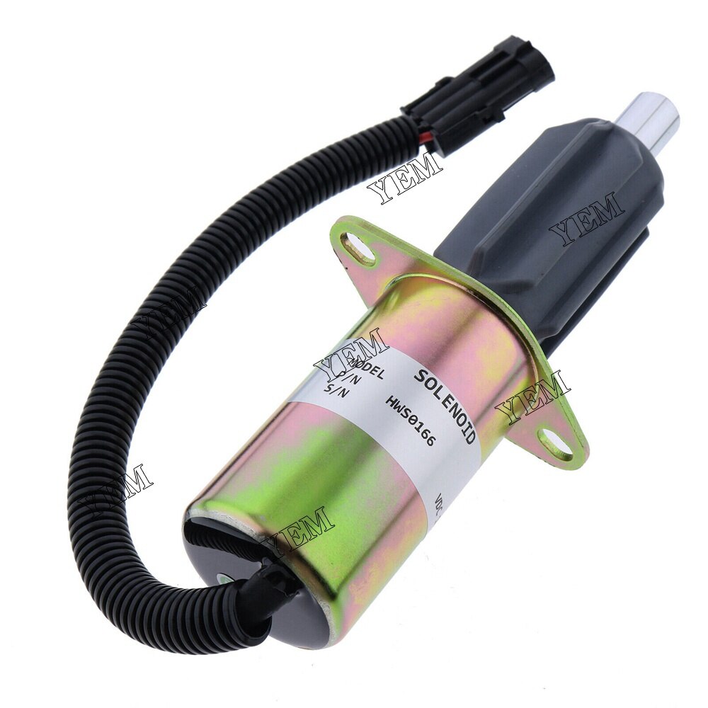 YEM Engine Parts 12V SHUT OFF SOLENOID For Cummins 6CT 6CTA 8.3L INDUSTRIAL ENGINE 3921978 CASE For Case