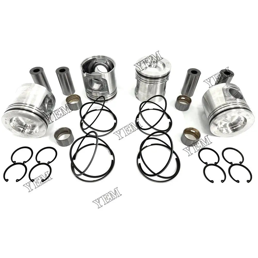 4X High performancePiston With Rings For Volvo D5A-T Engine YEMPARTS