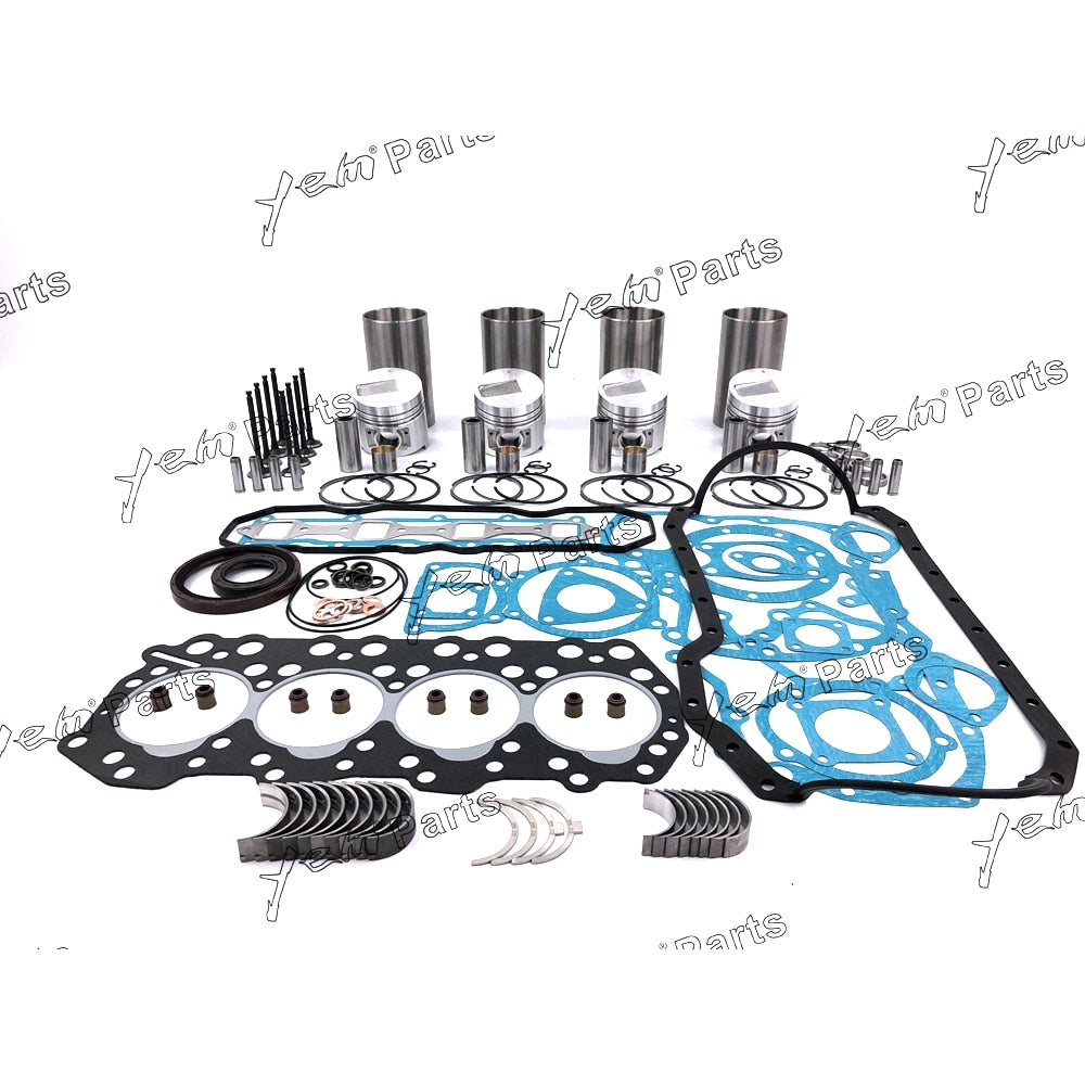 YEM Engine Parts For Mitsubishi S4Q2 Overhaual Rebuild Kit For Mitsubishi Clark Forklift 19-42KW For Mitsubishi