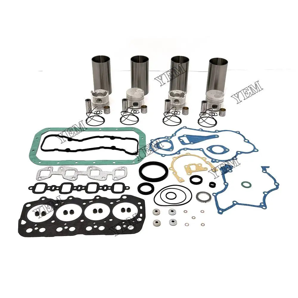 1 year warranty For Toyota Overhaul Repair Kit With Cylinder Gasket Set Piston Rings Liner 1DZ-3 engine Parts YEMPARTS