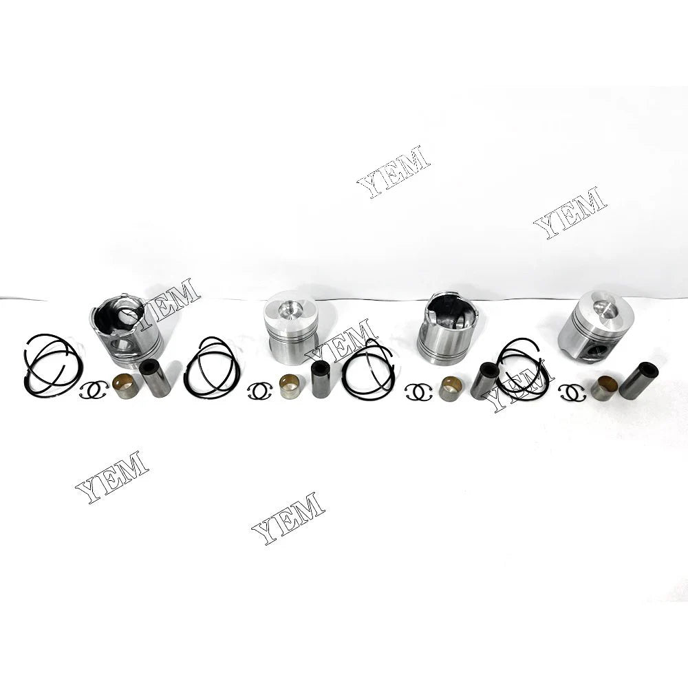 competitive price Piston + Ring Set STD For Deutz BF4L913 excavator engine part YEMPARTS