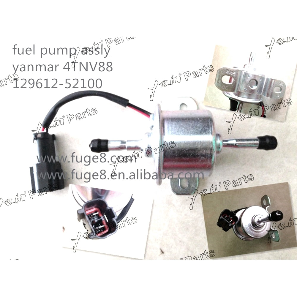 YEM Engine Parts Fuel feed pump 129612-52100 For Yanmar 4TNV88 3TNV88 Takeuchi TB230 Hitachi 12v For Hitachi