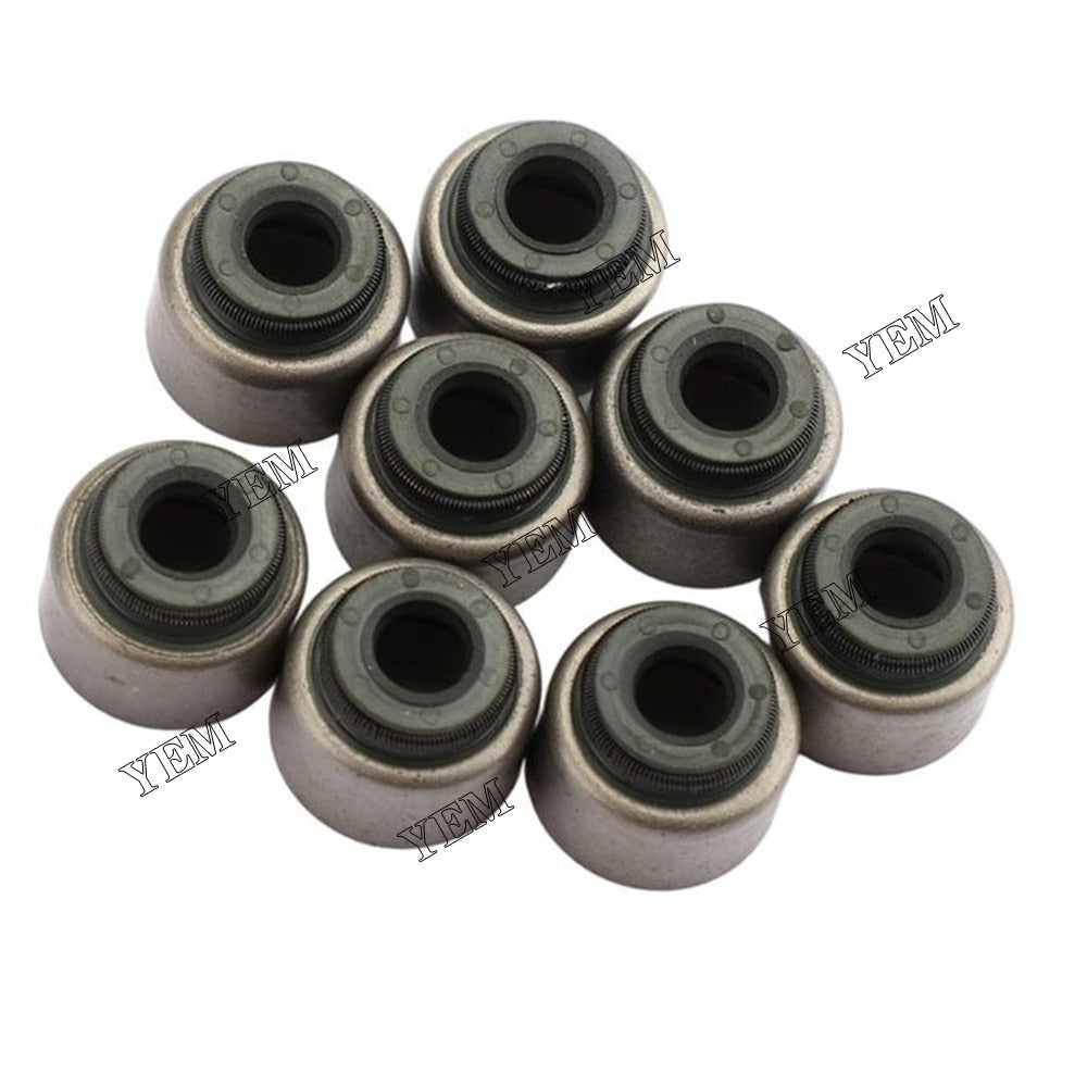 YEM Engine Parts Valve Seal 8 Pieces Fit For Yanmar 4TNV106 Engine For Yanmar