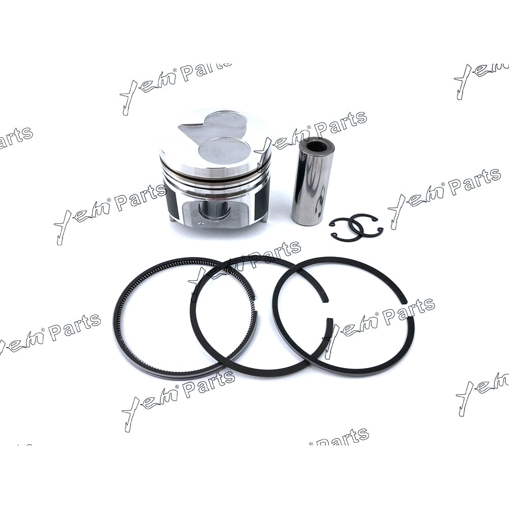 YEM Engine Parts Piston + Ring Kit Set Oversize 78mm (+0.50mm) For Kubota D1105 / V1505 Engine Parts For Kubota