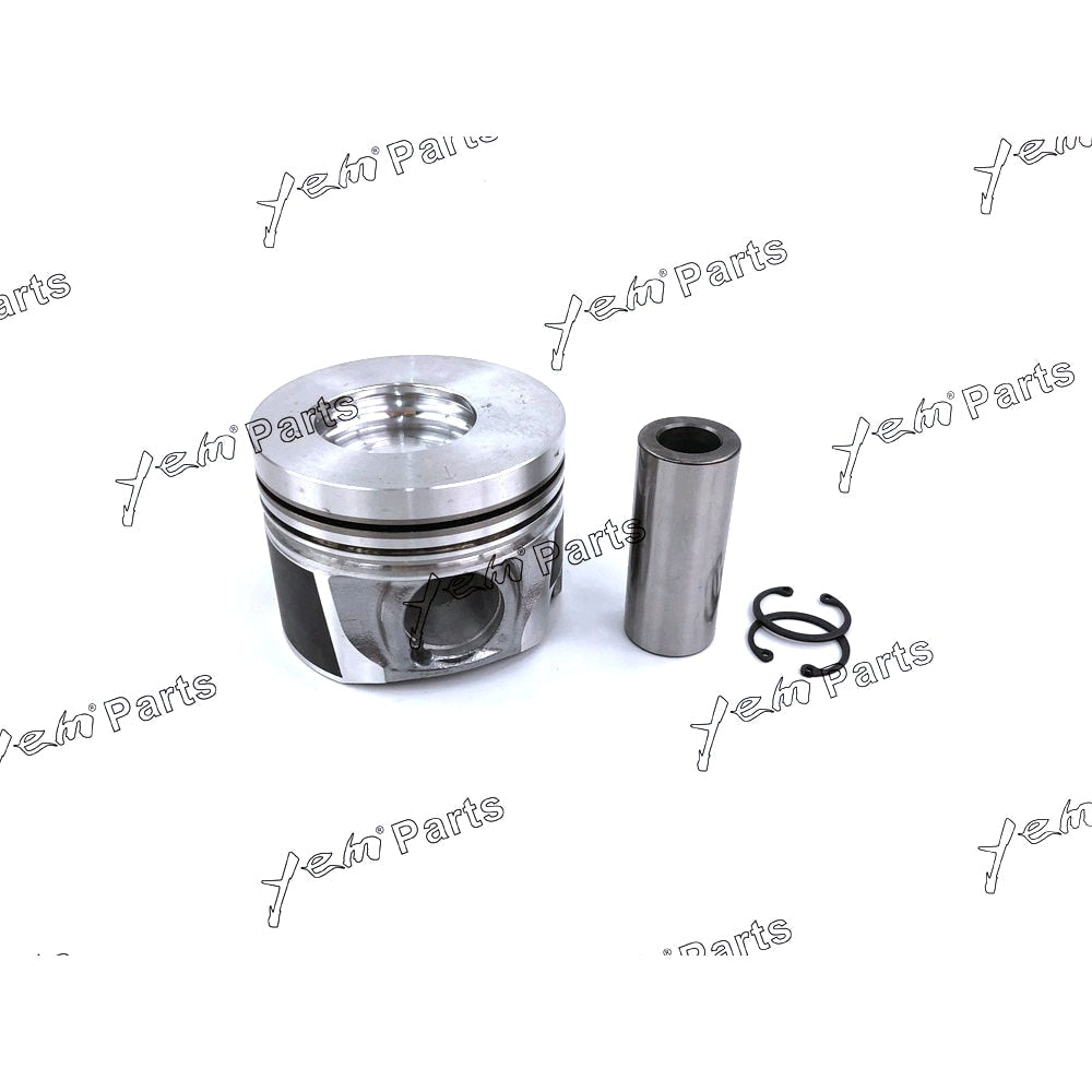 YEM Engine Parts 4 Sets STD Piston & Rings 85mm For Isuzu 4LE2 Digger Excavator 8-98068-158-1 For Isuzu