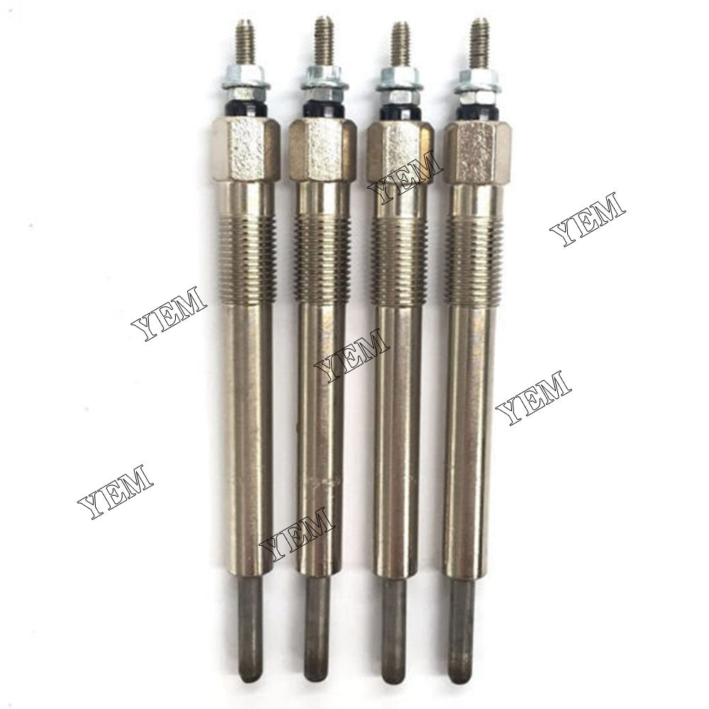 YEM Engine Parts 4 PCS Glow Plug For ISUZU ELF150 250 350 4JA1 4JA1T 4JB1 4JB1T Engine Diesel For Isuzu