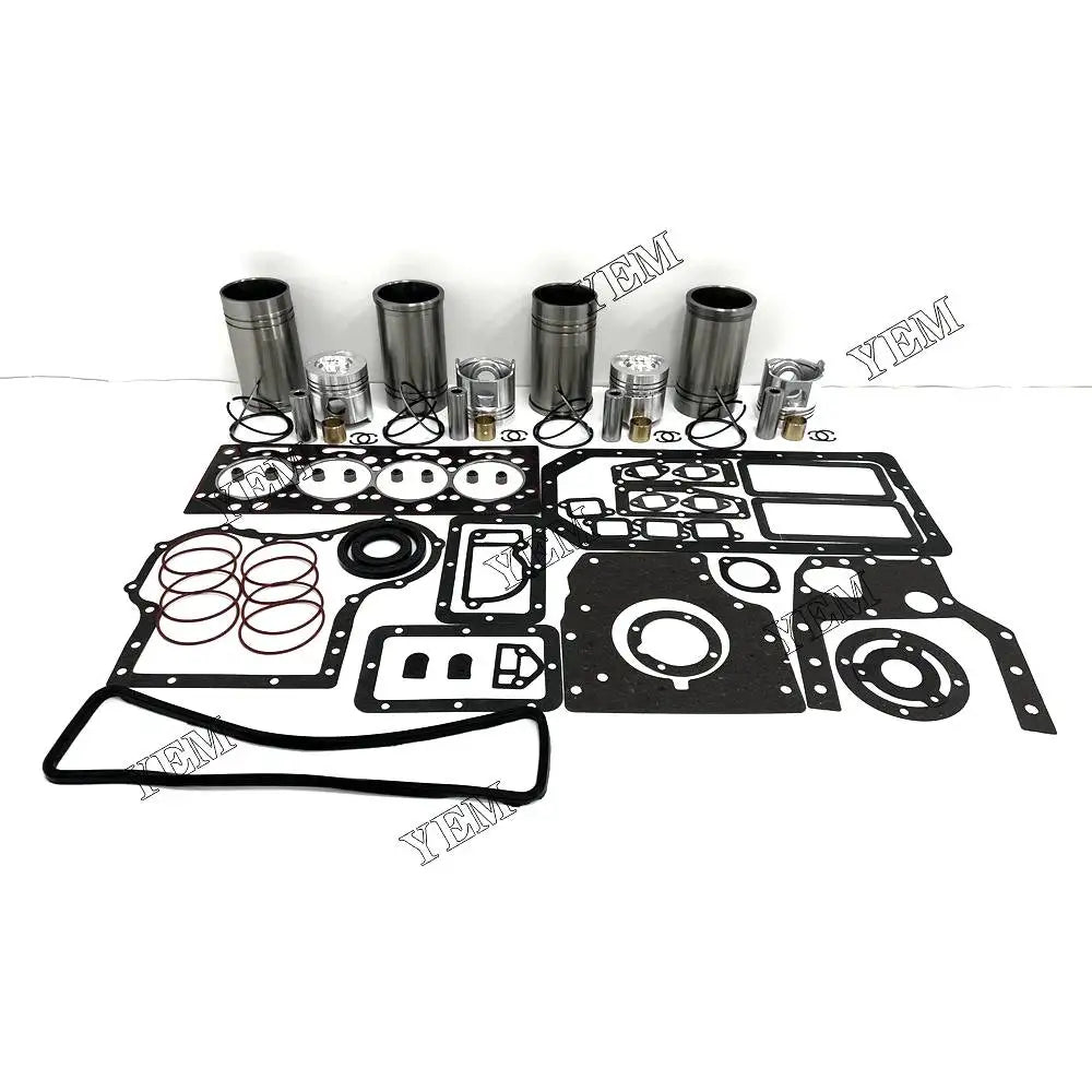 Free Shipping N4105ZLD52 Repair Kit With Piston Rings Liner Cylinder Gaskets For Weichai engine Parts YEMPARTS
