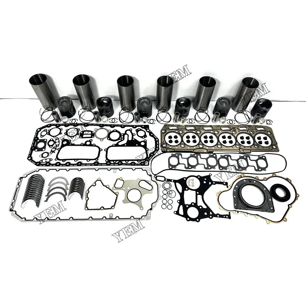 competitive price Overhaul Rebuild Kit With Gasket Set Bearing For Caterpillar C6.6-CR excavator engine part YEMPARTS