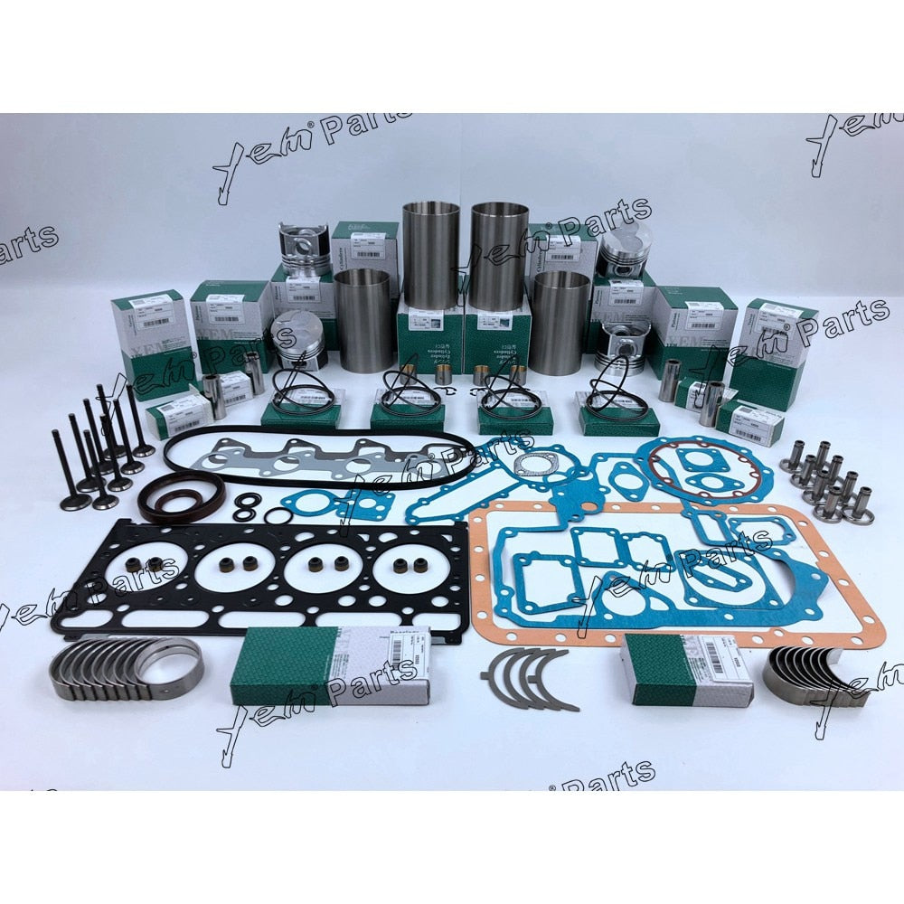 YEM Engine Parts Overhaul Rebuild Kit For Kubota V2003MDIT2 Engine For Bobcat S185 Skid Steer Loader For Kubota