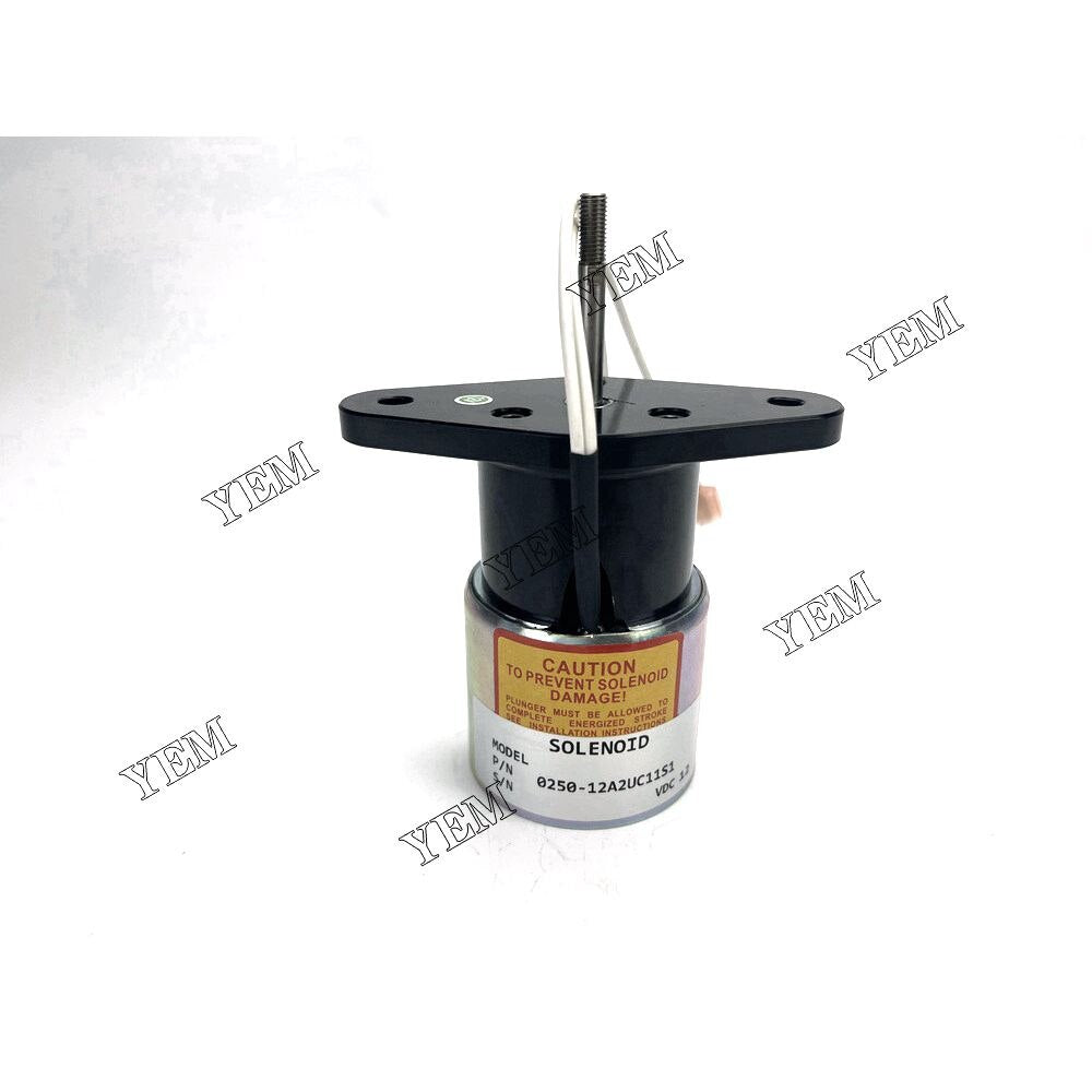 YEM Shutdown Solenoid 0250-12A2UC11S3 Woodward excavator diesel engine YEMPARTS