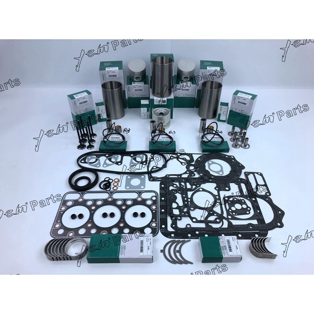 YEM Engine Parts D1302 D1302DI D1302A Overhaul Kit For Kubota Engine L2250DT Tractor KH60 KH11H For Kubota