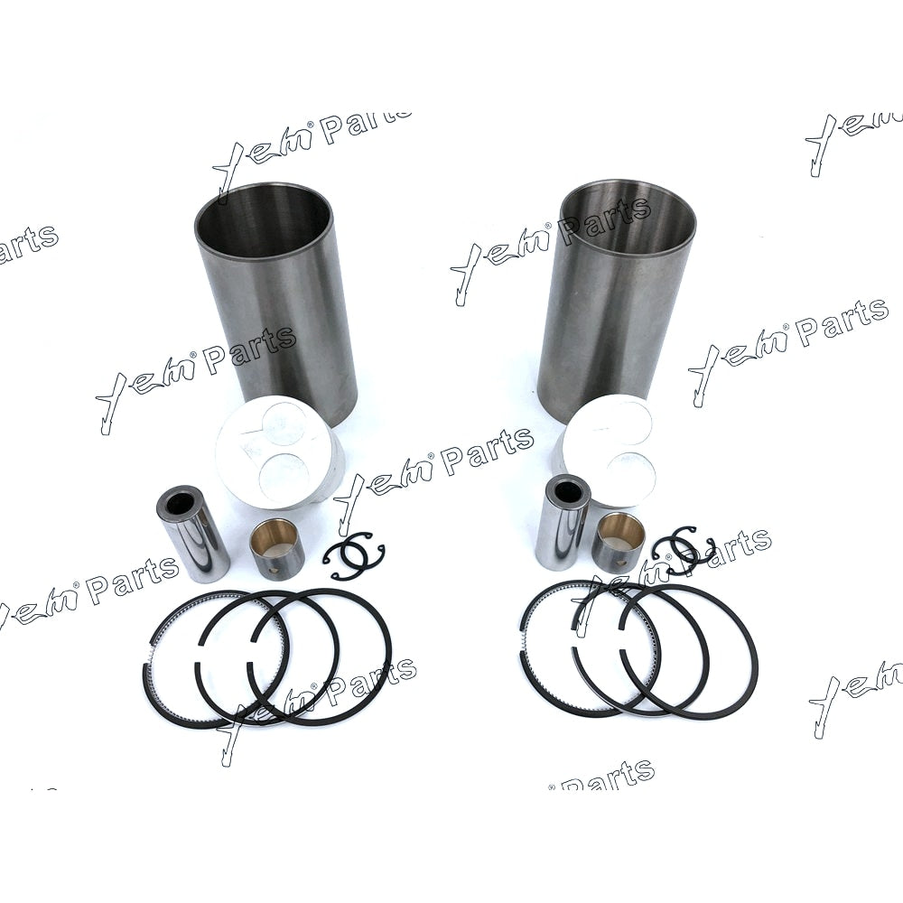 YEM Engine Parts Liner Piston Kit Set STD For Kubota Z482 (Liner x 2 + Piston x 2 + Ring x 2) Engine Parts For Kubota