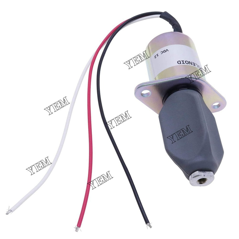 YEM Engine Parts Shutoff Solenoid W/1751ES For Kubota 3A 70 & 82 mm Series Engine For Kubota