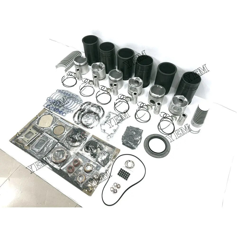 For Cummins excavator engine K19 Engine Overhaul Rebuild Kit With Gasket Set Engine Valves Main Connrod Bearing YEMPARTS