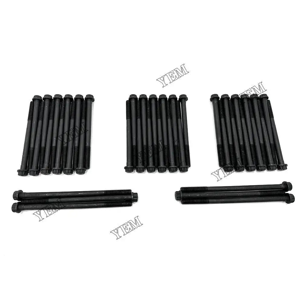 1 year warranty For Isuzu Cylinder Head Bolt 6D24 engine Parts (40pcs) YEMPARTS