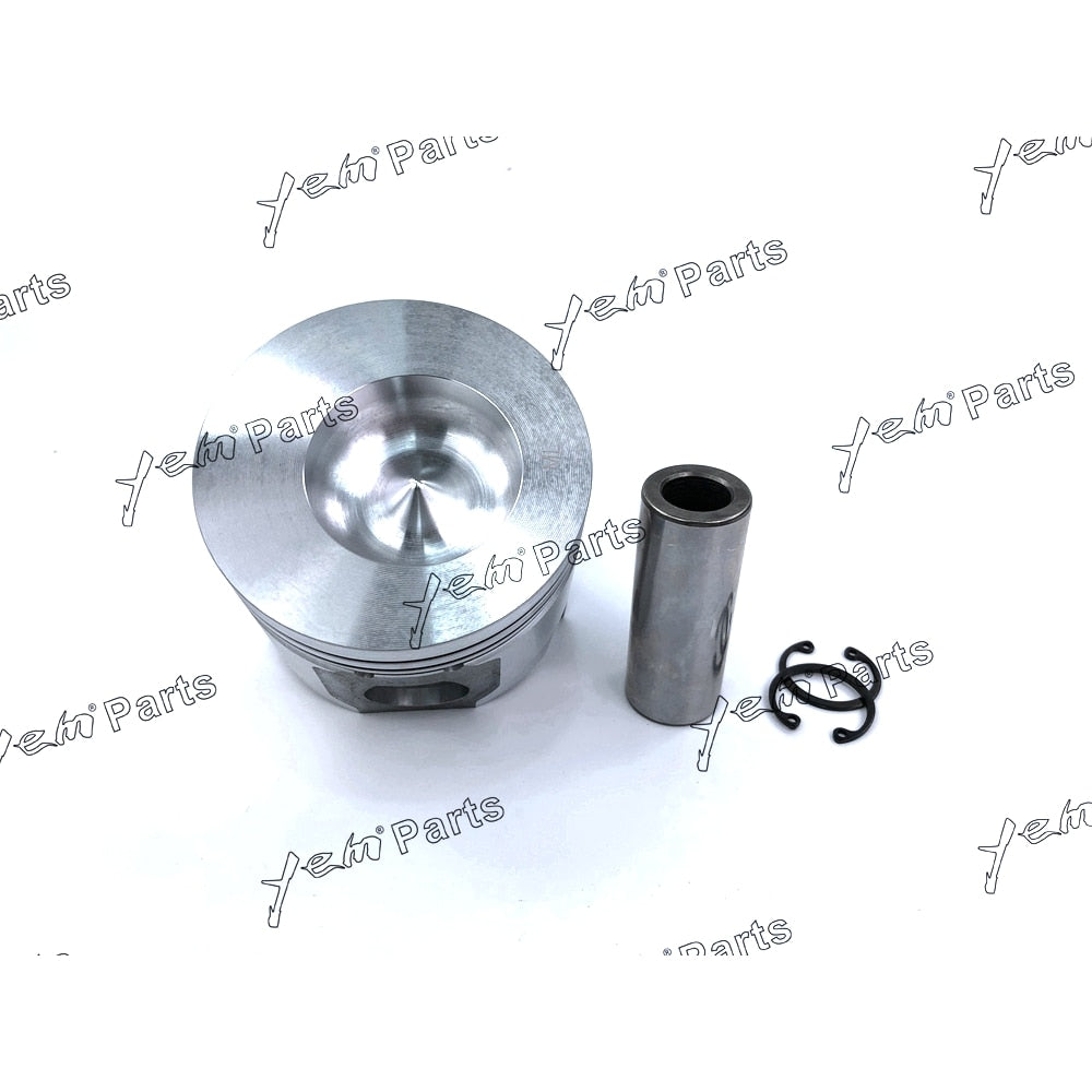 YEM Engine Parts 3 Sets STD Piston Set (Clip & Pin) W Rings For Yanmar 3TNE88 3D88E 3D88 Engine For Yanmar