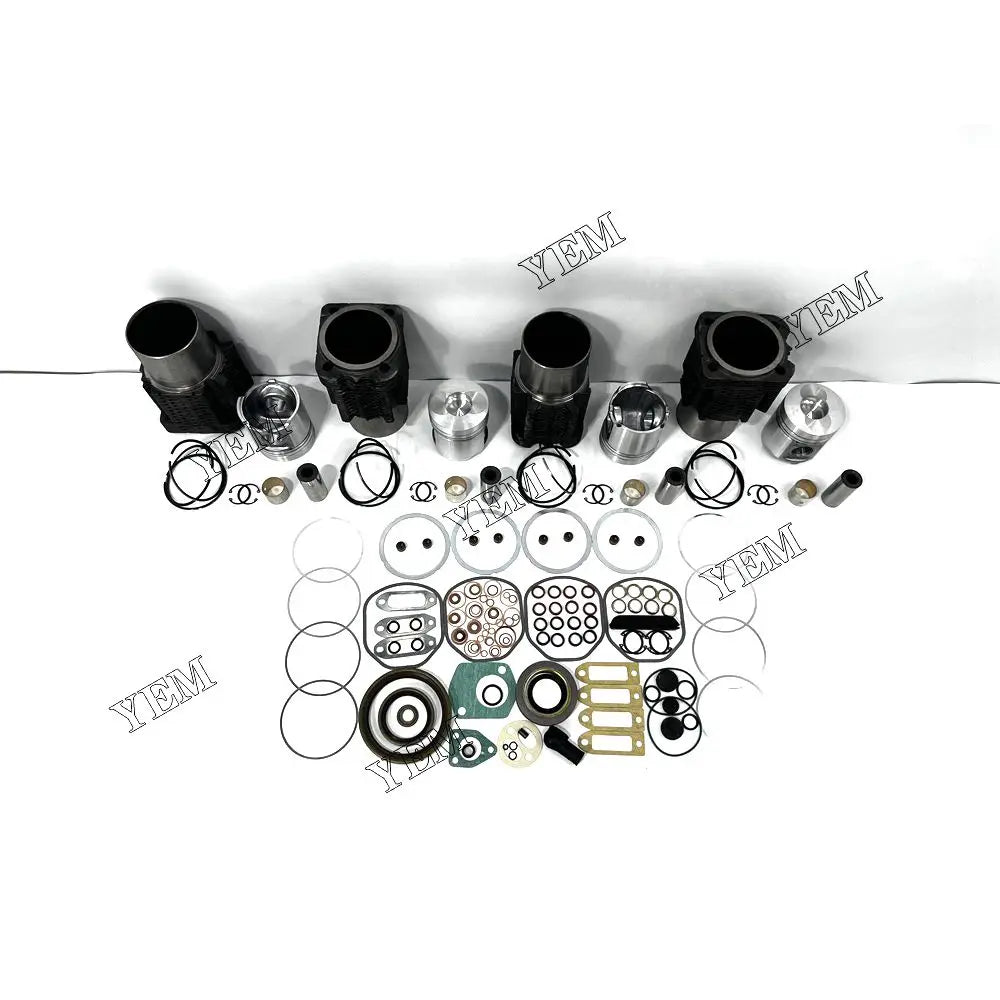 competitive price Overhaul Liner Kit With Gasket Set For Deutz BF4L913 excavator engine part YEMPARTS