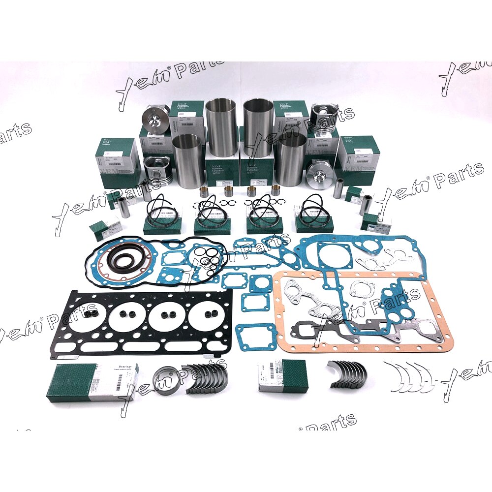 YEM Engine Parts For New Kubota V2403 Engine rebuild Kits Liner Piston Full Gasket Set Bearing For Kubota