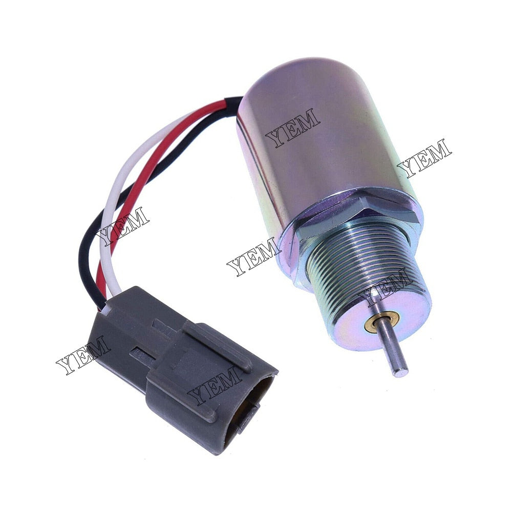 YEM Engine Parts Stop Solenoid 30A87-10044 PJ7415748 12V DC For Mitsubishi Volvo EC13 EC15 EC15B For Volvo