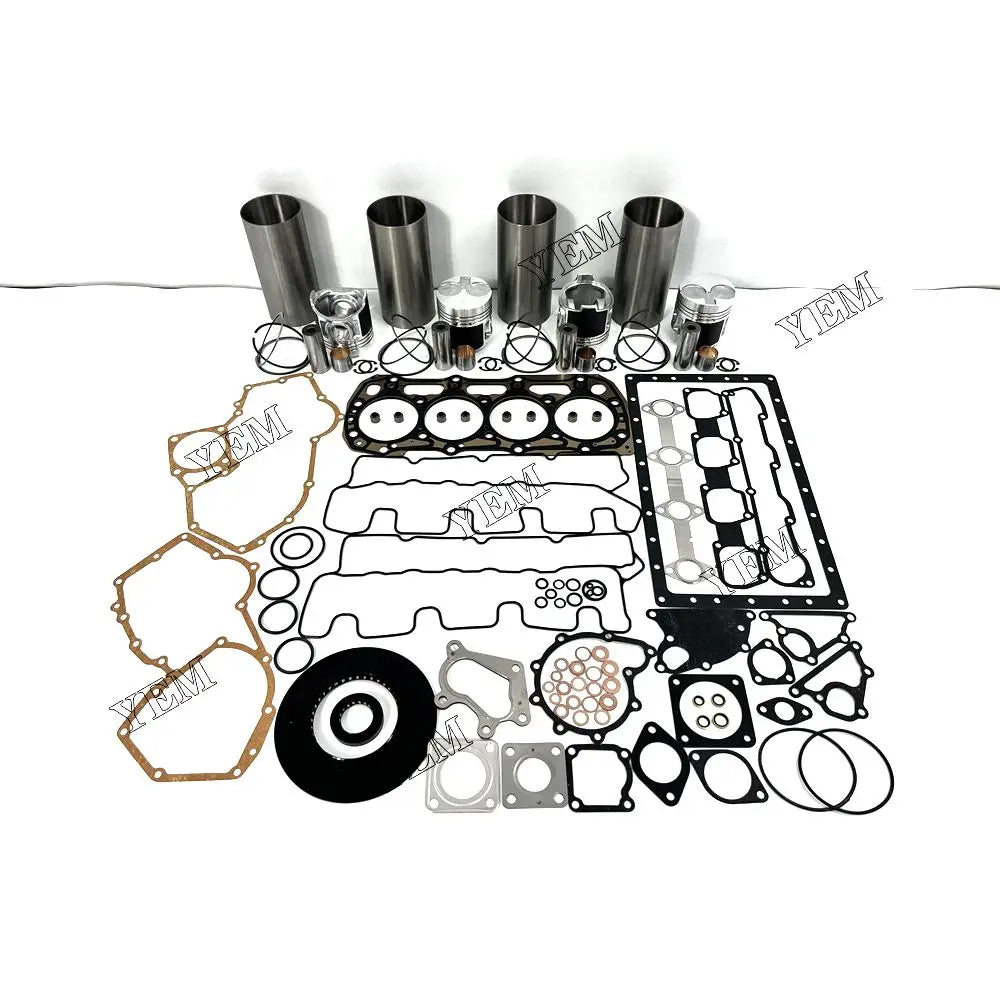 competitive price Cylinder Liner Set With Engine Gasket Kit For Shibaura N844L excavator engine part YEMPARTS