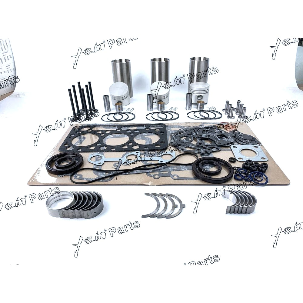 YEM Engine Parts STD Overhaul Rebuild Kit For Kubota D750 B5200D B5200E B7100 B7100HST-DT For Kubota