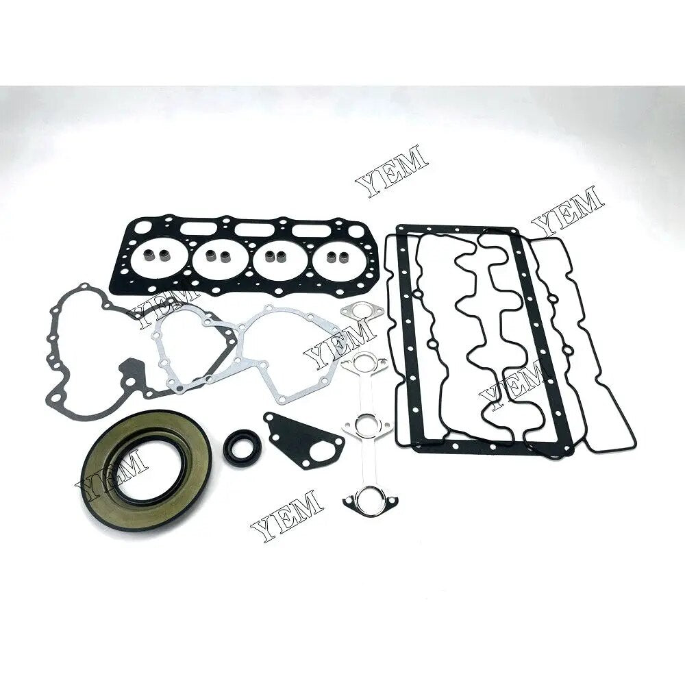 For Perkins excavator engine 404D-15 Full Gasket Set YEMPARTS