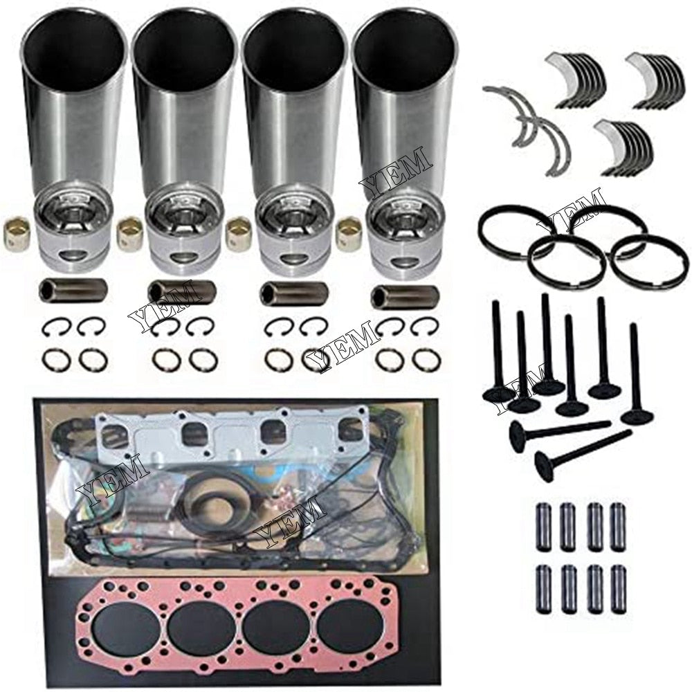 YEM Engine Parts Rebuild Kit For Isuzu DA220 Engine TCM FD50Z4 FD60Z4 For Komatsu FD35 FD40 Forklift For Isuzu