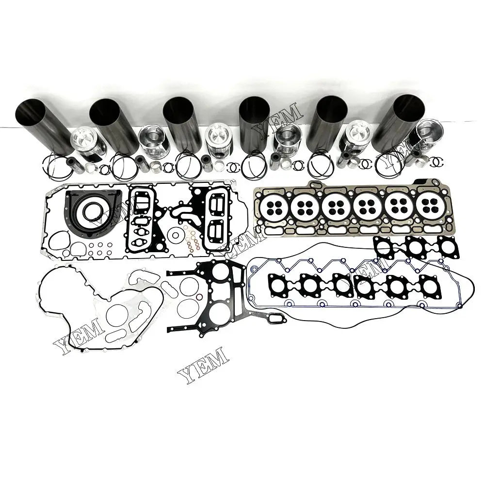 competitive price Cylinder Liner Set With Engine Gasket Kit For Caterpillar C7.1-CR excavator engine part YEMPARTS