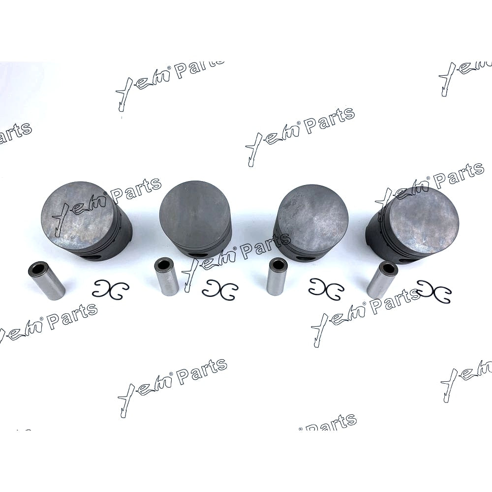 YEM Engine Parts Piston Set STD 76mm For Kubota V1502 x4 PCS Engine Parts For Kubota