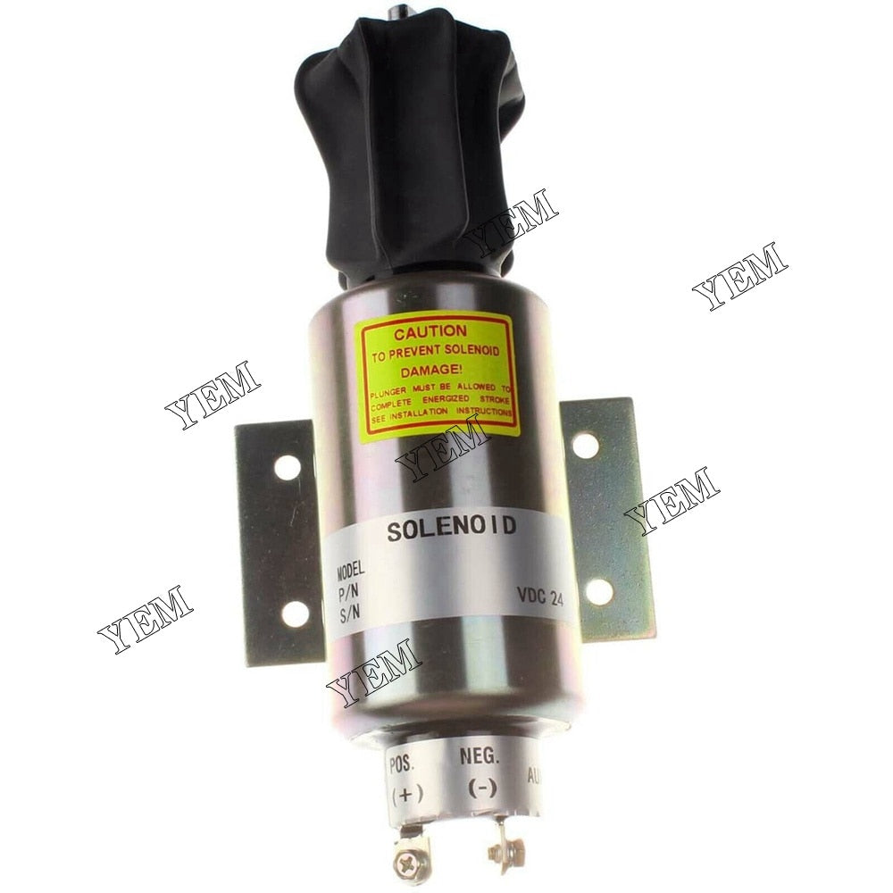 YEM Engine Parts 24V Fuel Stop Solenoid Valve 04400-02000 24V SA-4575 For Mitsubishi S12R S6R For Mitsubishi