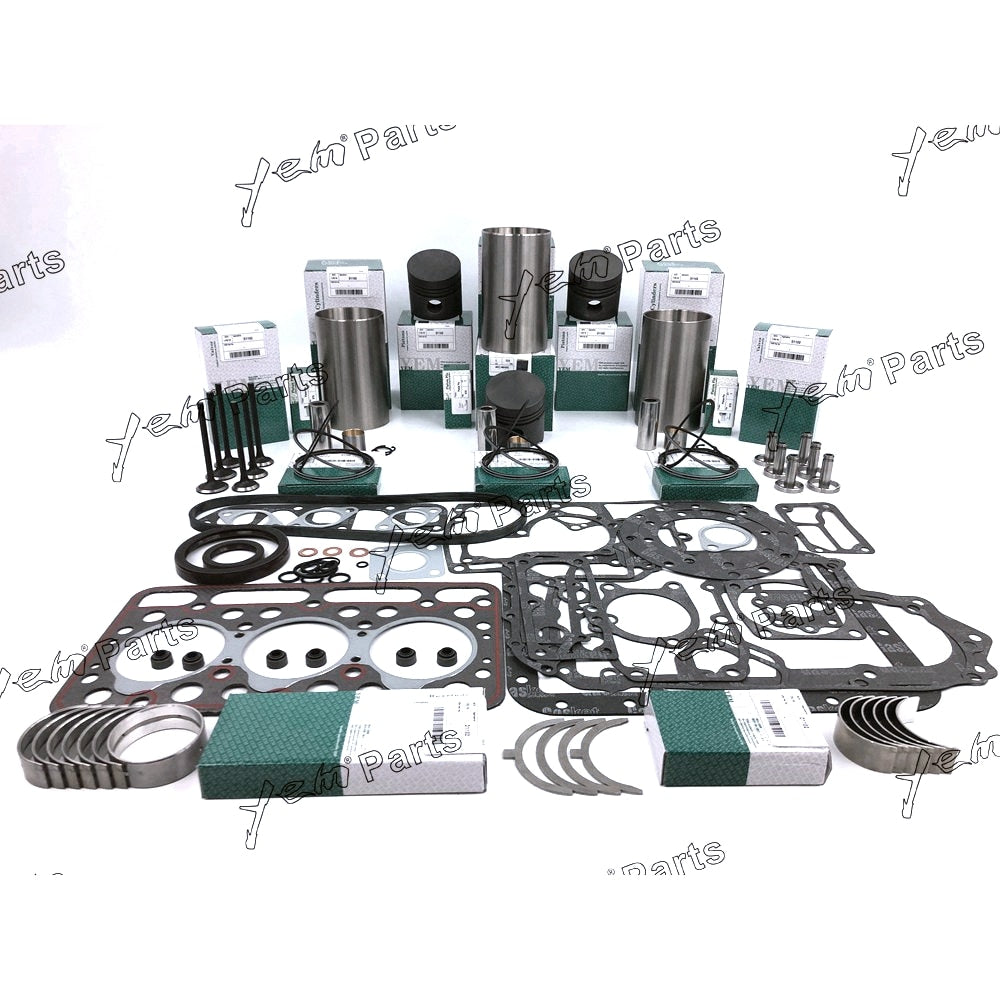 YEM Engine Parts D1102 Overhaul rebuild kit For Kubota L2050DT L235DT L2350 L235F tractor Engine For Kubota