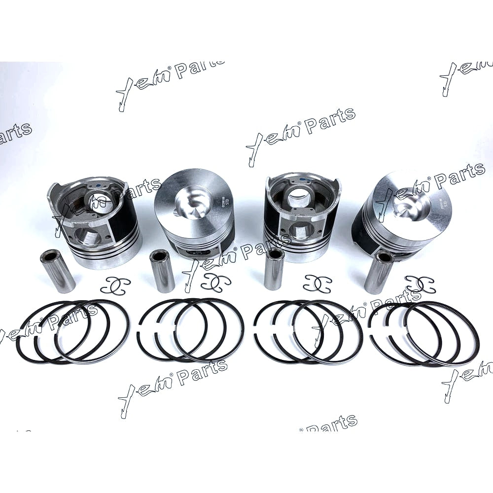 YEM Engine Parts Piston + Ring Kit Set STD 105mm For Kubota V4000 (15451-21110) Engine Parts For Kubota