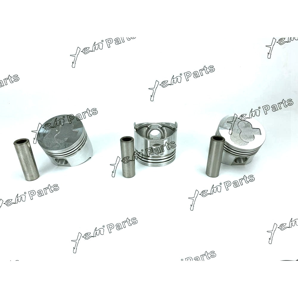 YEM Engine Parts Piston Set STD For Mitsubishi L3E PIN:21MM x3 PCS Engine Parts For Mitsubishi