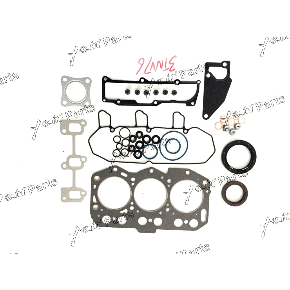 YEM Engine Parts Engine Gasket Kit YM119717-92680 For Yanmar 3TNV76 3TNV76-GGE 3TNV76-CSA Diesel For Yanmar