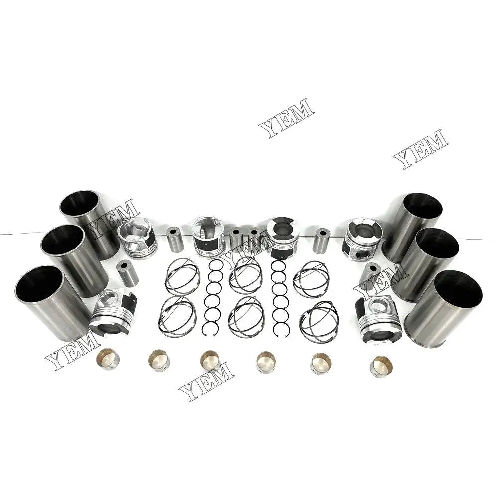 6X High performanceCylinder Liner Kit For Isuzu 6UZ1 Engine YEMPARTS