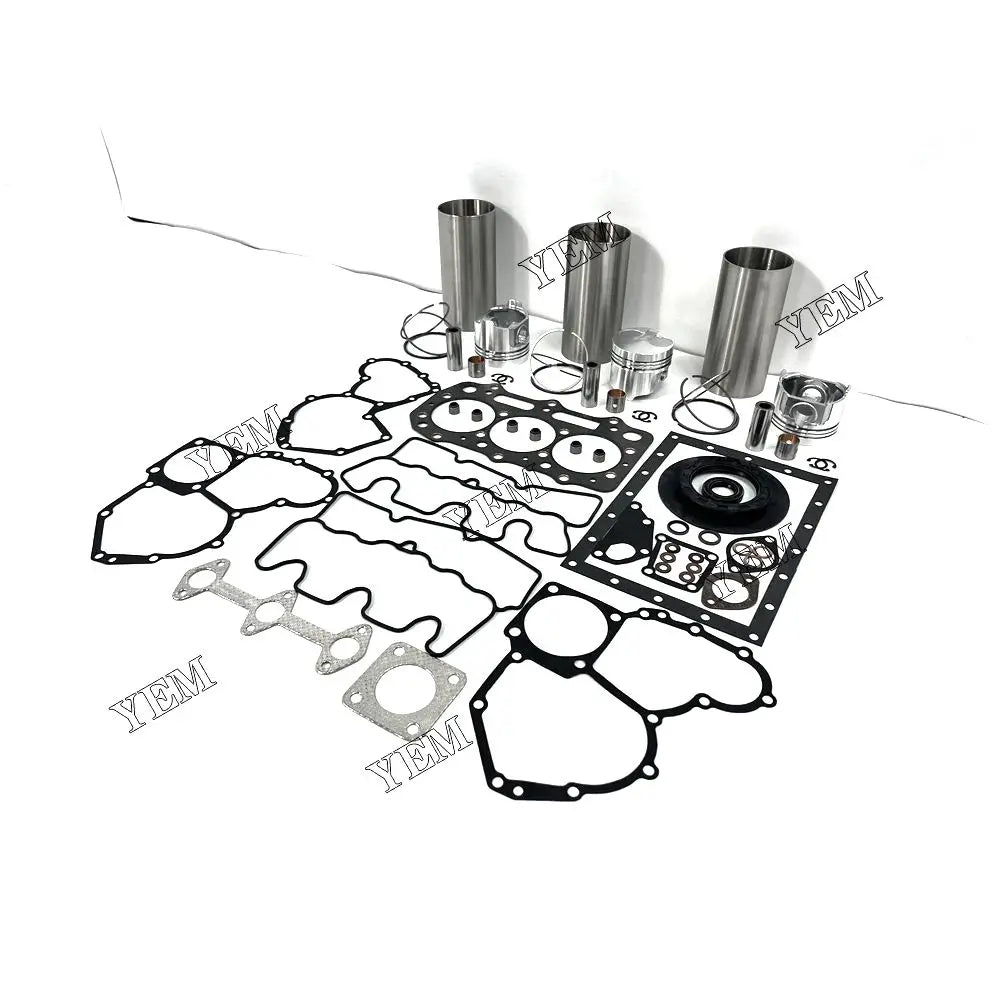 competitive price Engine Liner Kit With Full Gasket Set For Shibaura S773L excavator engine part YEMPARTS
