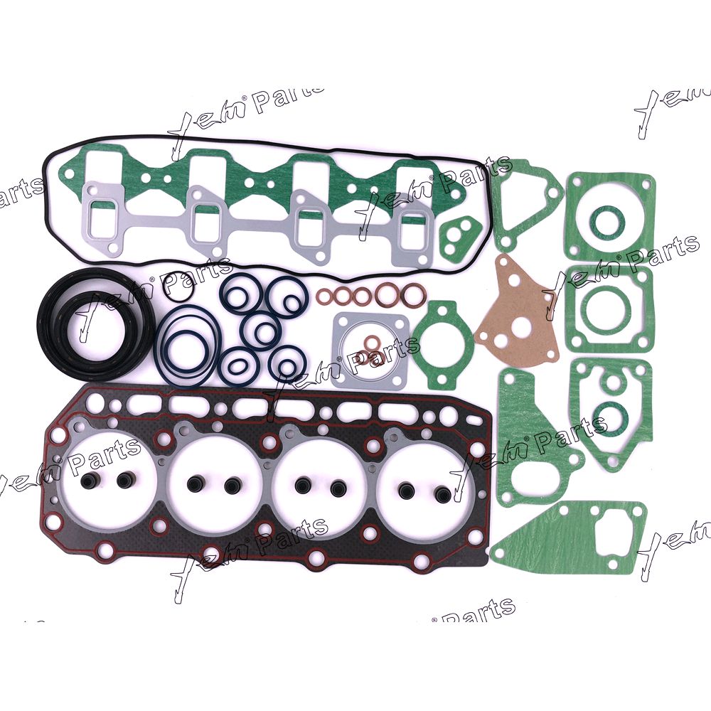 YEM Engine Parts 4D84-2 4D84-2A full overhaul head gasket kit For Komatsu Engine upper lower set For Komatsu