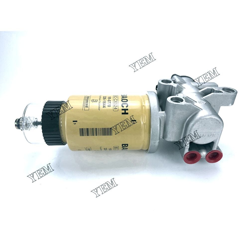 YEM 2608 Fuel Filter Asy BC-CX524 1R-0770 326-1644 371-3599 Caterpillar excavator diesel engine YEMPARTS